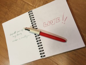 Notebook & pen